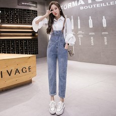 김희선 멜빵 바지 점프 수트 슈트 집사부일체 청바지 오버롤