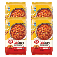 사조몰 그때그시절 국물 라볶이 553g x4개, 4개