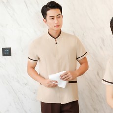 SHK 해외구매대행 별의 등급 호텔 삽 보결 반팔 가정물업병원 간병인 마사지사 여름옷