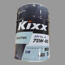 킥스 KIXX FF GL4 75W85 20L 수동미션오일, 킥스 KIXX FF GL4 75W85 20L 수동미션오, 1개