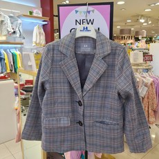 쁘띠앙팡체크코트