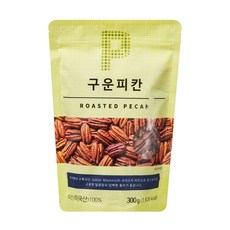 미국에서 수확된 구운 피칸, 3개