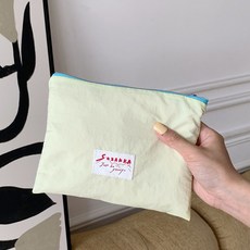 비브삭 크기 조절이 가능한 화장품 파우치 생리대파우치 휴대용