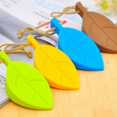 받침대 나뭇잎 끼임방지 문닫힘방지 보호 도어스토퍼 문쾅방지 방문 고정 손가락, 나뭇잎 갈색