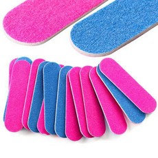 100PCS / 세트 양면 미니 네일 파일 우드 칩 라임 A Ongle 레드 블루 일회용, 상세내용참조