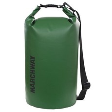 MARCHWAY 물에 뜨는 방수 드라이백 5L/10L/20L/30L/40L 카약/레프팅/서핑/수영/캠핑/하이킹/해변/스키/스노우보드/산악 블랙 10L