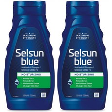 Selsun Blue 셀선블루 모이스쳐 댄드러프 샴푸 알로에향 325ml (2개), 2개