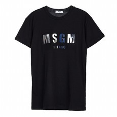 [엠에스지엠] [라벨루쏘] [MSGM 키즈] 로고 티셔츠 MS027389 110 (12-1