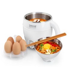 키친아트 1인용 여행용 전기 라면 포트 인스턴트팟 멀티쿠커, 핑크
