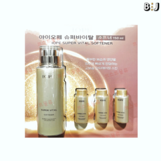 [정품] 아이오페 슈퍼 바이탈 에센셜 소프너 150ml + 54ml [백화점], 에멀젼 150ml + 18ml x 3, 1개 - 바이탈에센셜