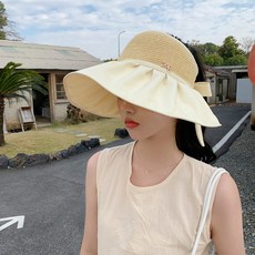 CNTANG 2023 여름 패션 어부 모자 여성용 빈 탑 캡 Sunhat 봄 야외 UV 보호 Foldable Beach Hats For Women - 써스데이아일랜드모자