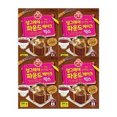오뚜기 얼그레이 파운드 케이크 믹스 250g 4개