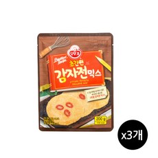 오뚜기 초간편 감자전믹스, 200g, 3개