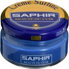 [독일내수] 사피르 Saphir 슈크림 비즈왁스 50ml Azurblau 슈케어 코도반 케어 구두약, 1개, 기본 - 코도반구두