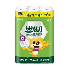 뽀삐 롱 프리미엄 도톰한 2겹 30m30롤 화장지, 1팩, 30롤