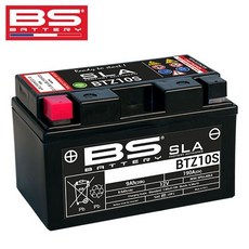 BS 배터리 BTZ10S 12V 9Ah 포르자 MT-07 MT-09 CBR TMAX R1 VSX125, 미충전(반품불가), 1개
