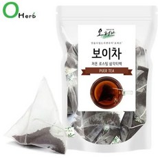 오허브 보이차 삼각티백차 100개입, 1g, 6개