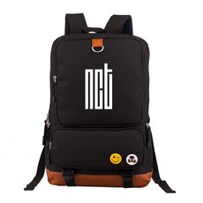 아이돌 그룹 굿즈 대용량 학생 백팩 NCT 백팩, 블랙