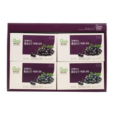 굿베이스 홍삼담은 아로니아 50ml*20포 남녀노소 정관장 1일 1~2회 1회 1포씩 안토시아닌 함량이 높은 식물인 아로니아에 6년근 홍삼을 담은 제품, 20포, 50ml