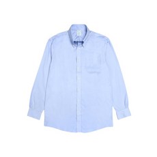 브룩스브라더스 슬림핏 논아이론 핀포인트 폴로버튼다운 드레스셔츠 (블루) (BBTSMM9384MES) 매장정품
