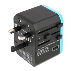 NEXT 008TC-5P USB C타입 지원 여행용 멀티플러그 5.6A(28W) 과부하 방지 퓨즈 내장, 1개