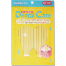덴탈케어 구강면역력과치석관리 (치즈) 100g 애견간식 반려견간식 치석제거 개껌, 1팩