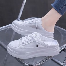 스니커즈 여성샌들 키높이 뮬 데일리 여성 구두슬리퍼 메쉬 여성로퍼 통굽 여성블로퍼 TWF8AB24 efi*9565Dj