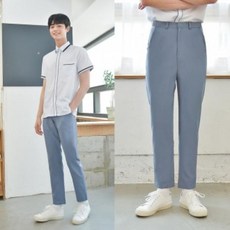 청색교복바지