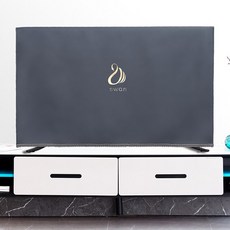 tv 가리개 텔레비전 모니터 LCD 화면 커버 덮개고급 기술 천 TV 먼지 커버 55 인치 65 LCD 간단한 디스플레, 05 다크 그레이_02 40 inches