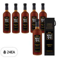백년동안 순발효흑초, 750ml, 24개