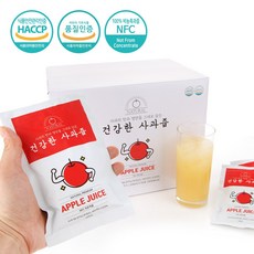 [고르고만들다]통째로 갈아서 만든 사과주스 100ml, 80포