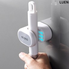 LUEN 호케오 다용도 걸이 부착 접착 청소 도구 멀티 가정 매장 업소 수납 정리 보관 주방 용품, 1개, 그레이