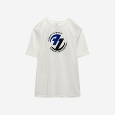 [정품 보증] 자라 x 아더에러 그래픽 티셔츠 스크래치 화이트 Zara x Ader Error Graphic T-Shirt White