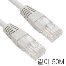 (착한+가격)_인터넷 케이블 CAT.5E UTP 랜케이블 그레이 50M _(AN4116+99085), 착한가격 1