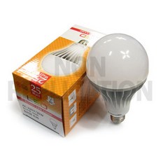코스모스 LED전구 램프-220V 25W (백열구 200W 대체), 전구색, 1개