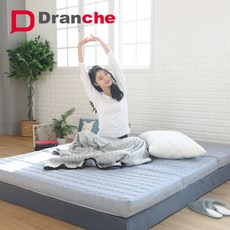 뜨란채 웰슬리핑 3단접이식 컴포트폼 토퍼 매트리스(9cm), 생활방수 마일드그레이(누빔)