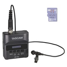 타스캠 TASCAM DR-10L 블랙 핀마이크 리니어 PCM 레코더