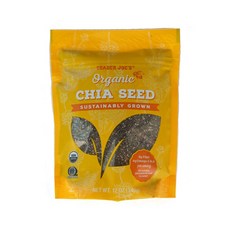 Trader Joe's Organic Chia Seed Trader Joe의 유기농 치아씨드, 1개, 28g