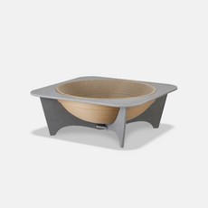  [본사직영ROMA]로마 스크래처 우드(보울형) XL 특대형 고양이스크래쳐 초대형, 그레이 