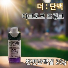 빙그레 tft 더단백 드링크 다크초코