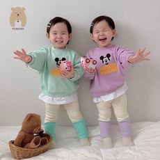 나인투베베 유아 상하복 어린이집 등원룩 여아 남아 포인트미키 상하세트