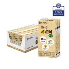 연세 16곡 꿀 선식 두유 190ml 24팩