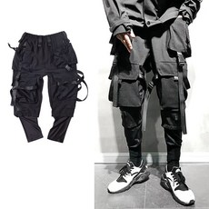 행사 1+2 (1개사면 2개더발송) 맨즈 힙합 테크웨어 카고 팬츠