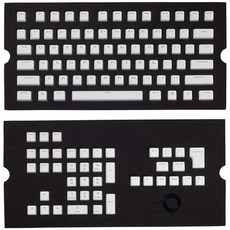 코르세어 게이밍 CH-9000234-WW PBT 더블샷 키캡 전체 104/105-키셋 - 흰색, 단일옵션, 단일옵션, 단일옵션