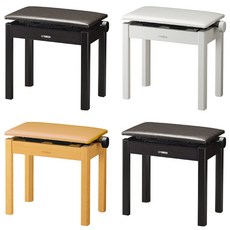 야마하 전자 피아노용 높낮이 자재 의자 BC-205 / Yamaha Chair for Electronic Pianos BC-205, 화이트