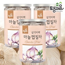 [토종마을]국산 마늘껍질차 30티백 X 3통 [싱싱티백캔]