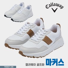 23 마커스 스파이크리스 공용 골프화, 230mm, 상세 설명 참조, 색상:화이트 / 사이즈:230mm