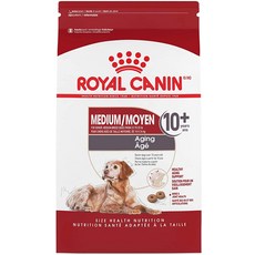 로얄캐닌 미디엄 에이징 10＋ 시니어 드라이 도그 푸드 30 lb. bag, 1개