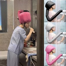 핫딜러쉬 머리건조캡 빠른 캡 헤어 헤어캡 건조 머리, 상세페이지 참고, 검은색 드라이기 건조 모자