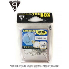 가마가츠 더박스 메바루 백색 12호 볼락바늘 대용량, 1개